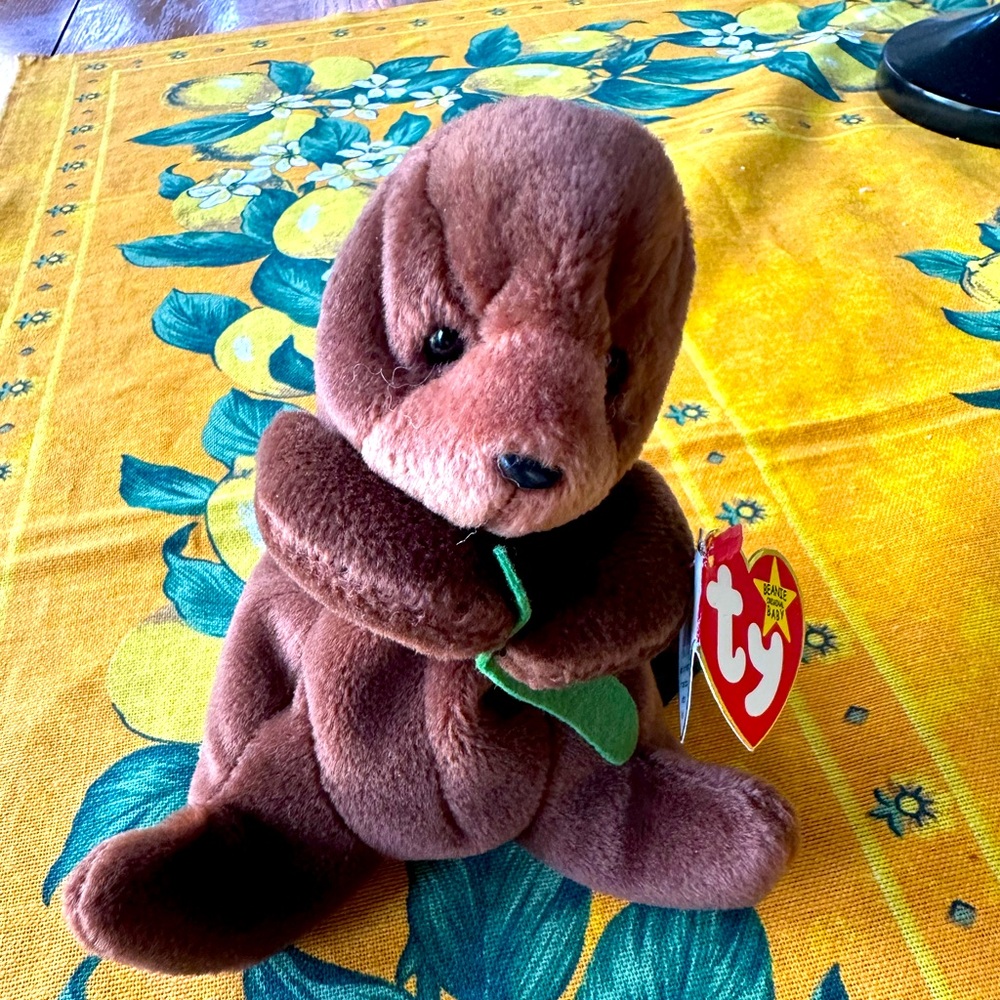 Retired Ty Beanie Baby Seaweed the Otter RARE NWT Vintage Multiple Tag Errors